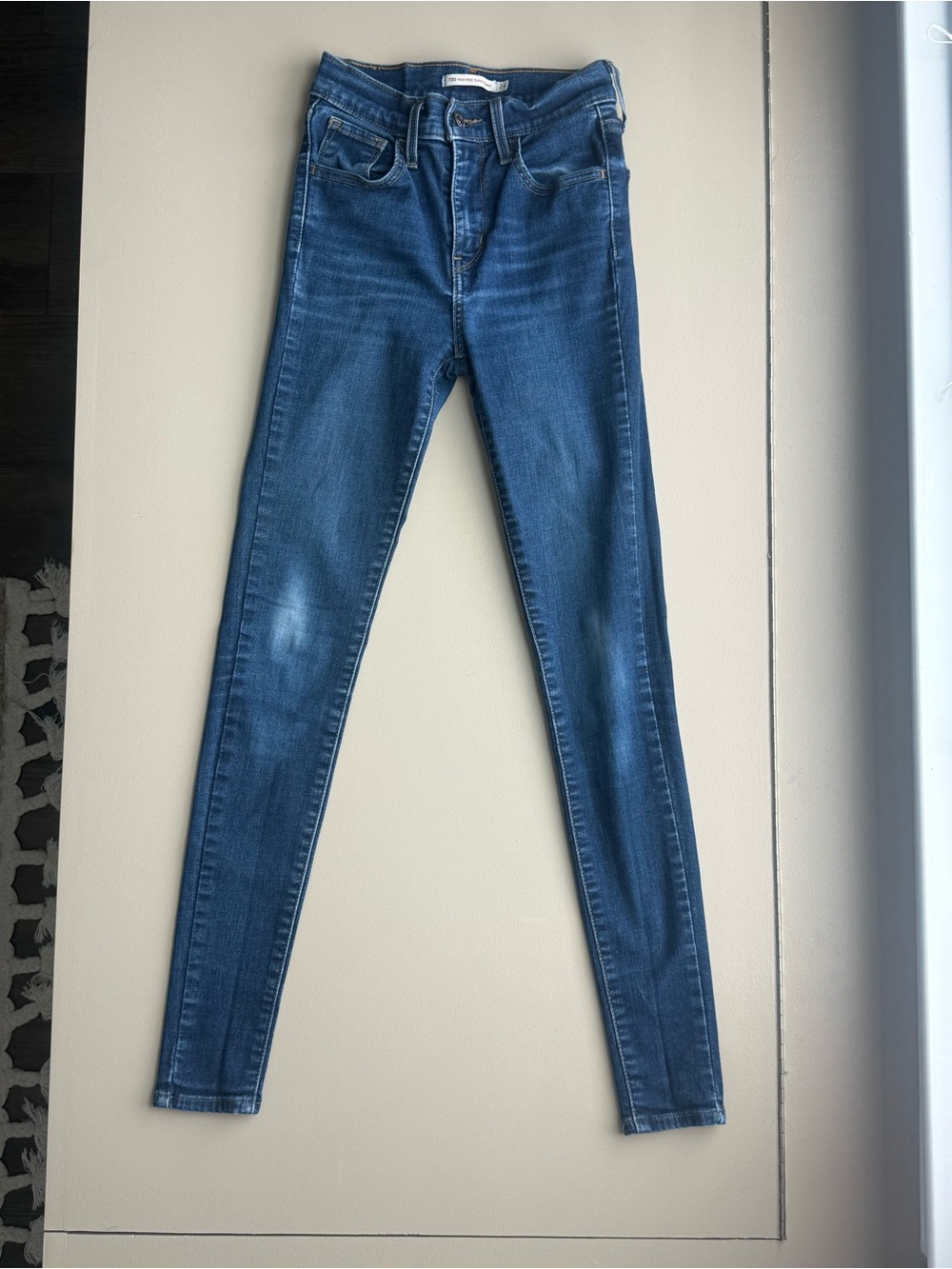 Levi’s 720 High Rise Super Skinny Jeans Women’s 24x30 Dark Wash Stretch